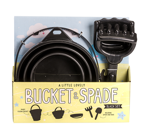 Bucket and shovel set Black